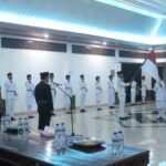 Bupati Empat Lawang Dr. H. Joncik Muhammad Kukuhkan Paskibraka