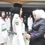 Paskibraka Musi Rawas Resmi Dikukuhkan Oleh Bupati H. Ratna Macmud
