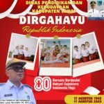 Dinas Pendidikan dan Kebudayaan  Kabupaten Lahat Mengucapkan Dirgahayu RI ke-80
