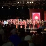 Wakil Bupati Banyuasin dan Ketua Dekranasda Tampil Dalam Ajang Fashion Show Swarna Songket Nusantara