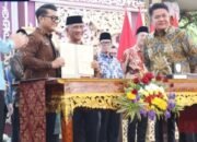 Wakil Wali Kota Lubuklingau Penandatanganan MoU Antara Pemda se-Sumsel Dengan BPS