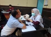 Cek Kesehatan berkala, Polres Pagaralam Pastikan Personel Sehat dan Siap Bertugas