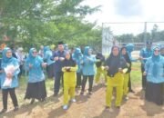 Tim Penilai PKK Sumsel Melakukan Penilaian Lomba Aku Hatinya PKK dan pembinaan Gelari Pelangi di Desa R. Rejosari