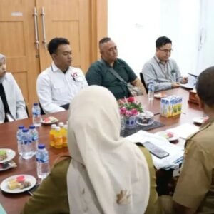 Wali Kota Lubuk Linggau H Rachmat Hidayat Terima Audiensi Pelaku Usaha Festival Diskon HUT ke-24