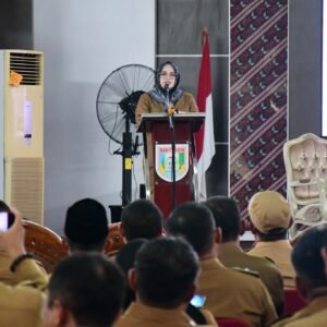 Wabup Banyuasin Netta Indian Buka Workshop Evaluasi Pengelolaan Keuangan dan Pembangunan Desa
