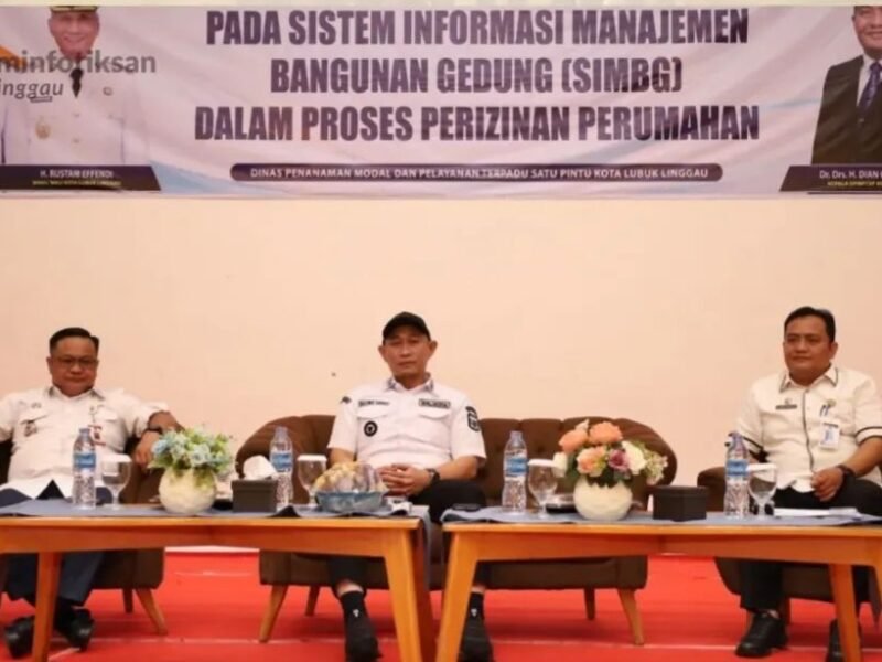 Wali Kota Lubuk Linggau H Rachmat Hidayat Buka Sosialisasi Implementasi Desain Prototipe pada SIMBG