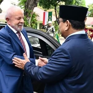 Presiden Prabowo Sambut Presiden Lula da Silva dalam Upacara Kenegaraan di Istana Merdeka