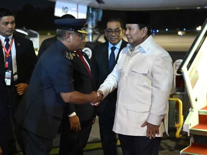 Presiden Prabowo Tiba di Malaysia, Hadiri KTT Ke-47 ASEAN