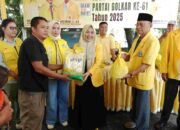 Hadir Berbuat Nyata Kesejahteraan Masyarakat, DPD Partai Golkar Lahat Adakan Pasar Murah HUT Golkar ke-61