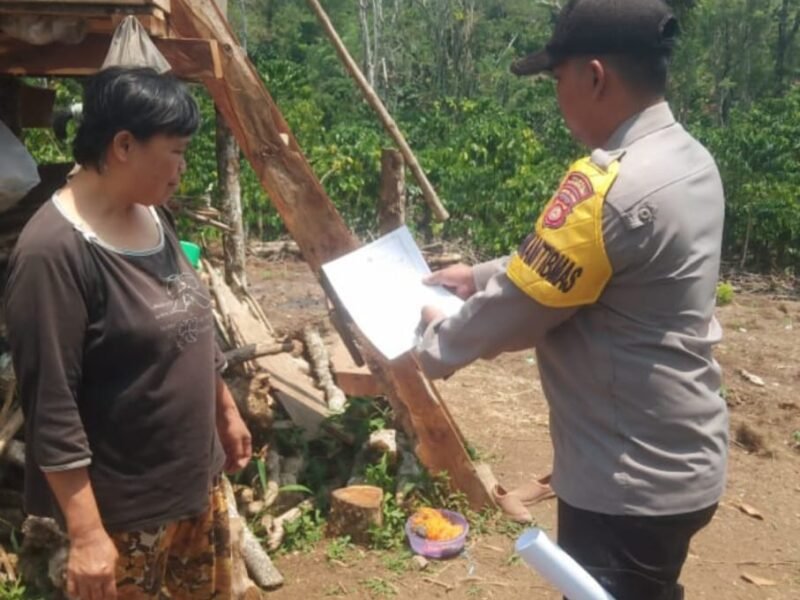 Polres Pagaralam Melalui Bhabinkamtibmas Curup Jare Gencar Himbau Warga Cegah Karhutlah