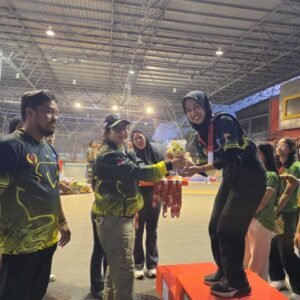 Icha Cibeng, Manager Basket Putri Lahat Antar Atlet Raih Emas di Porprov Muba 2025