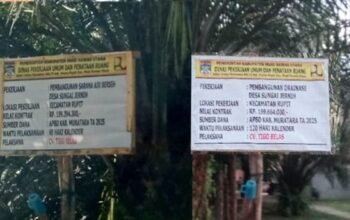 CV. Tigo Belas Yang Bingung, Apa Warga Yang Bingung, Satu Titik Dua Papan Proyek