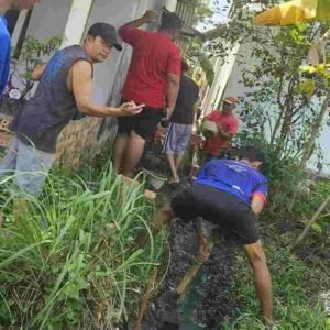 Pembuatan Drainase Air, Program Prioritas Ketua RT Warga Wirakarya RT 01 RW 01 Tanah Mas Indah Kabupaten Banyuasin