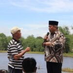 Bupati Lahat Bursah Zarnubi Meninjau Tebat Besak Desa Kota Raya Lama