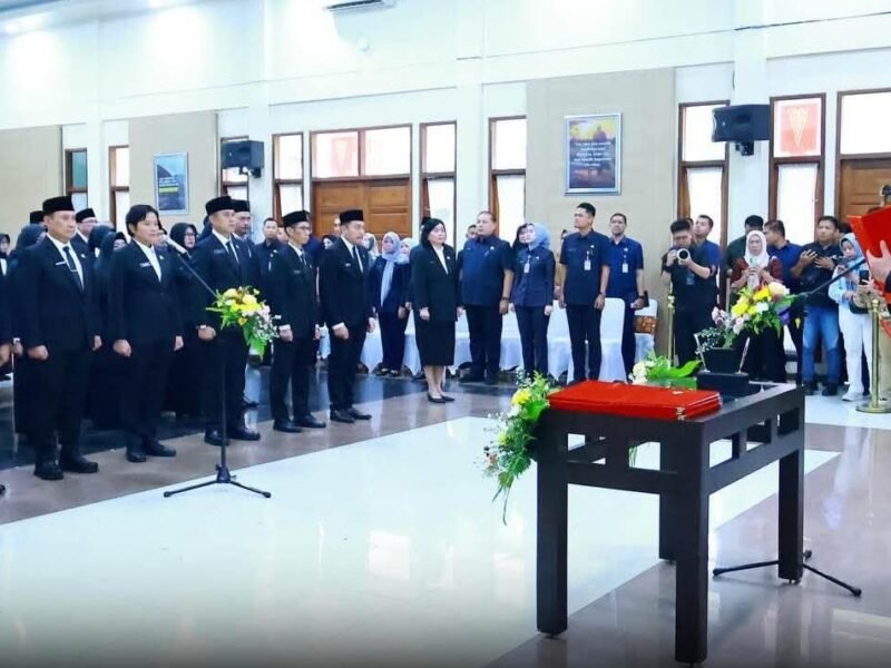 Gubernur Herman Deru Lantik 154 Pejabat di Lingkungan Pemprov Sumsel