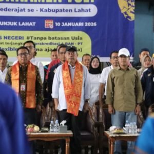 Bupati Bursah Zarnubi Buka Turnamen Bola Voli SMA/SMK se-Kabupaten Lahat