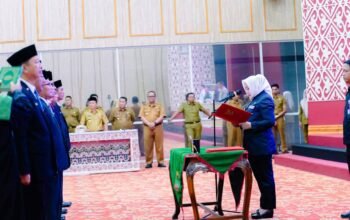 Bupati Hj. Ratna Machmud Lantik 8 Pejabat Eselon II di Lingkungan Pemkab Musi Rawas