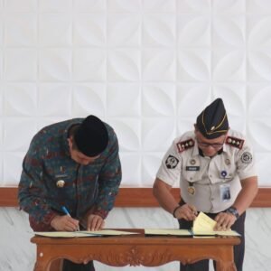Wali Kota Pagar Alam Teken MoU Dengan Plt Kalapas kelas III Pagar Alam
