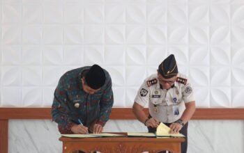 Wali Kota Pagar Alam Teken MoU Dengan Plt Kalapas kelas III Pagar Alam