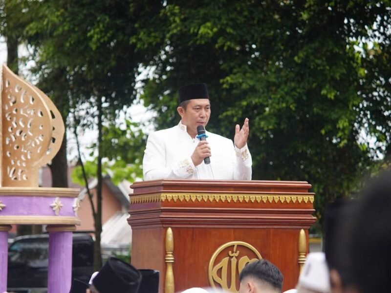 Wali Kota Ludi Oliansyah Salat Idul Fitri 1 Syawal 1447 H/2026 M di Lapangan Merdeka