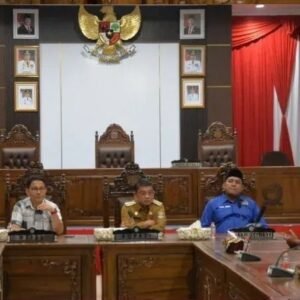 Bahas Tindak Lanjut Rakornas, Ketua DPRD Muratara Devi Arianto Coffe Morning Bersama Bupati