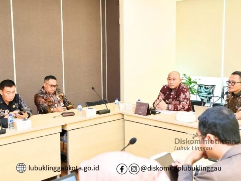 Wali Kota Lubuk Linggau H. Rachmat Hidayat Beraudiensi Dengan  Direktur PT SMI
