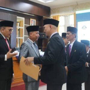 Sekda Zaily Oktosab Fitri Abidin, Melantik 11 Pejabat di Lingkungan Pemkot Pagar Alam