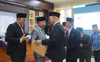 Sekda Zaily Oktosab Fitri Abidin, Melantik 11 Pejabat di Lingkungan Pemkot Pagar Alam