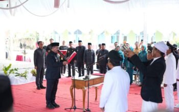 Bupati Banyuasin Lantik Kades PAW di 4 Kecamatan, Tekankan Pelayanan Dan Pembangunan Desa ‎