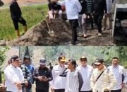 Bupati Bursah Zarnubi Tinjau Pengembangan Sektor Pertanian dan Perikanan Didampingi Kadis PUPR