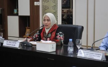 Plt. Wali Kota Pagar Alam Hj. Bertha Menerima Audiensi Dinas Pertanian Tanaman Pangan dan Hortikultura Sumsel