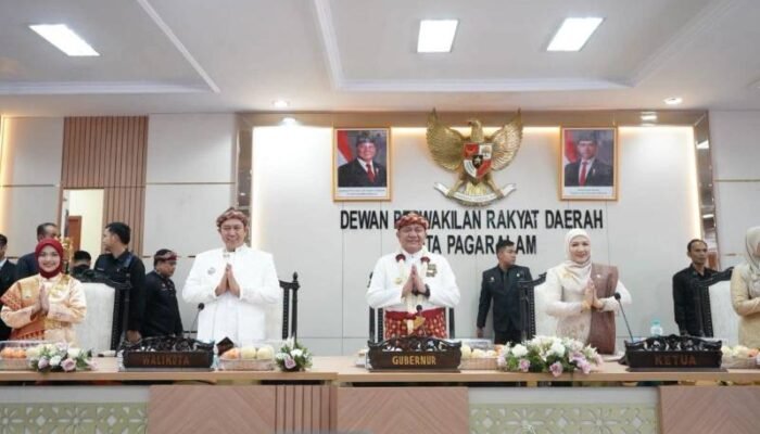 Hadiri Paripurna Istimewa DPRD, Wali Kota Ludi Oliansyah Sampaikan HUT ke-25 Kota Pagar Alam Momentum Perak