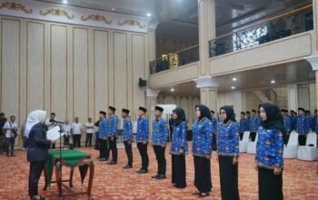 Bupati Musi Rawas Hj Ratna Machmud Melantik 192 CPNS Menjadi PNS