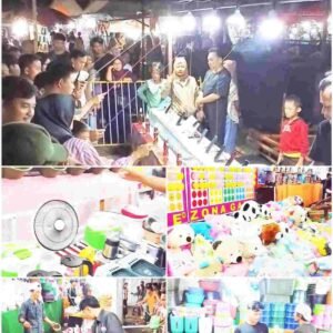 Pasar Malam Lahat Diduga Terdapat Permainan Mengandung Unsur Perjudian