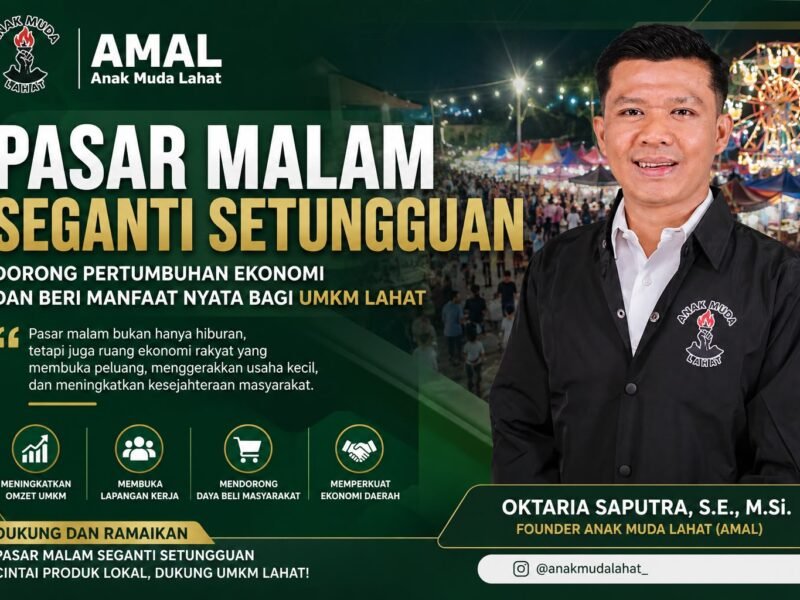 Anak Muda Lahat Apresiasi Pasar Malam Seganti Setungguan Sebagai Penggerak Ekonomi Kerakyatan
