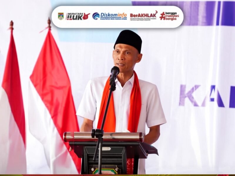 Wabup Muratara H. Junius Wahyudi Hadiri Peresmian SMA Negeri Ketapat Bening