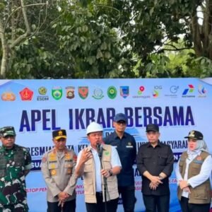 Bupati Musi Rawas, Hj. Ratna Machmud Hadiri Apel Ikrar Bersama Peresmian Tata Kelola Sumur Minyak Masyarakat