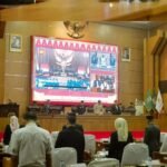 Sidang Paripurna Mendengarkan Pidato Kenegaraan Presiden RI HUT RI ke-81 DPRD Musi Rawas