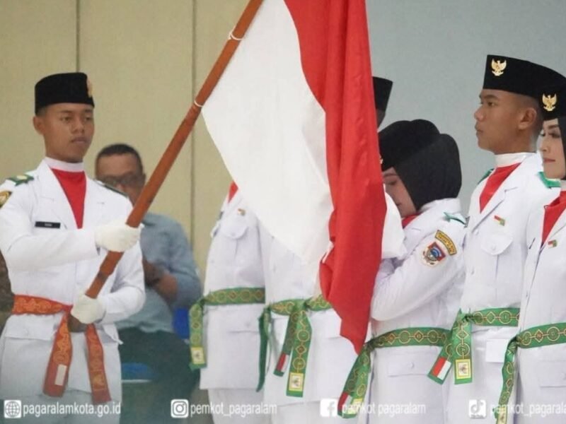 70 Paskibraka Tahun 2026 Resmi Dikukuhkan Wali Kota Pagar Alam