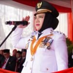Bupati Musi Rawas Hj. Ratna Machmud Jadi Inspektur Upacara Peringatan HUT ke-81 RI