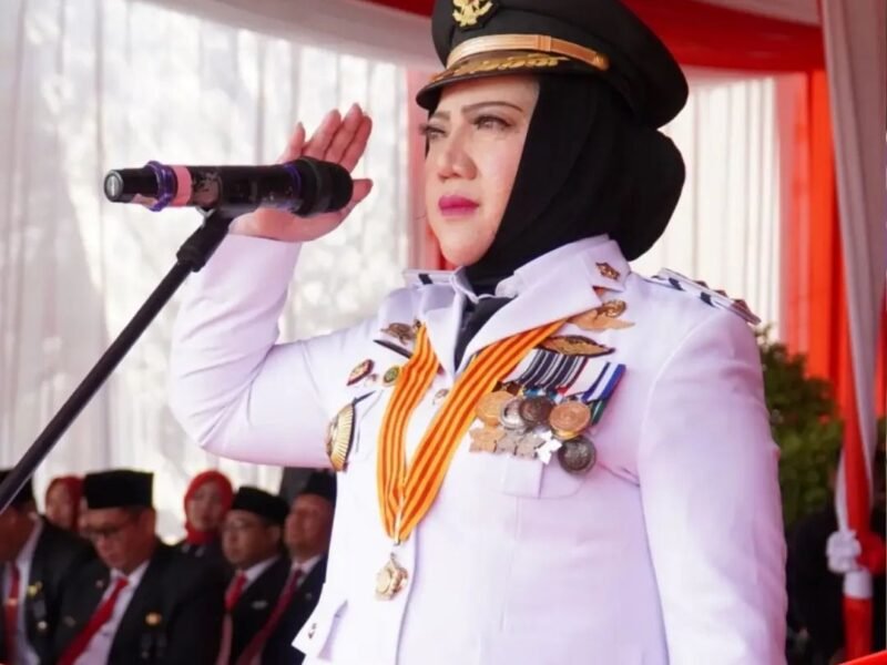 Bupati Musi Rawas Hj. Ratna Machmud Jadi Inspektur Upacara Peringatan HUT ke-81 RI