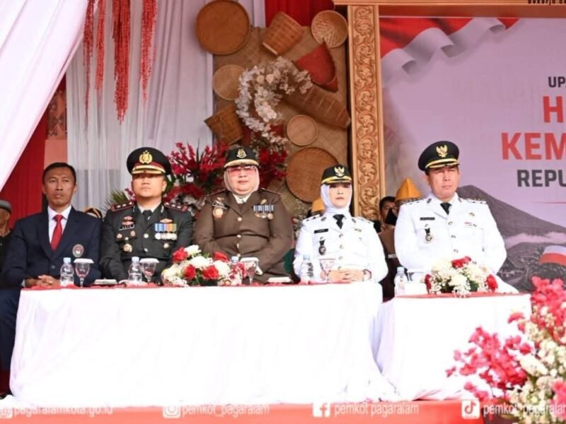 Pemkot Pagar Alam Gelar Upacara Pengibaran Bendera Merah Putih HUT RI ke-81
