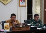 Perkuat Sinergi Walikota Pagar Alam Terima Tim Penyuluh Karhutla Mabes TNI