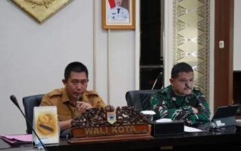 Perkuat Sinergi Walikota Pagar Alam Terima Tim Penyuluh Karhutla Mabes TNI