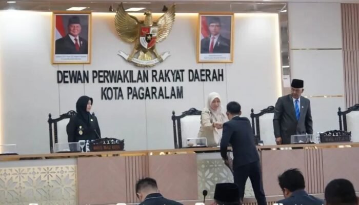 Paripurna X Sidang ke-2 DPRD Kota Pagar Alam Penyampaian Pandangan umum Fraksi-fraksi DPRD Pembahasan KUPA dan PPASP