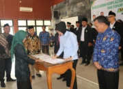 Wakil Bupati Lahat Widia Ningsih Hadiri Pelantikan MD KAHMI
