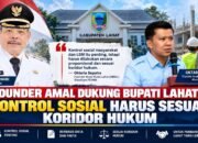 Founder AMAL Dukung Bupati Lahat: Kontrol Sosial Harus Sesuai Koridor Hukum
