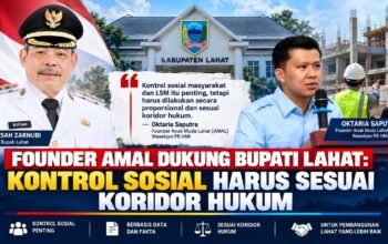 Founder AMAL Dukung Bupati Lahat: Kontrol Sosial Harus Sesuai Koridor Hukum