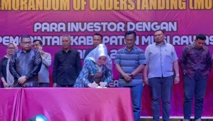 Bupati Musi Rawas Perkuat Sinergi Investor Melalui Penandatanganan MoU CSR